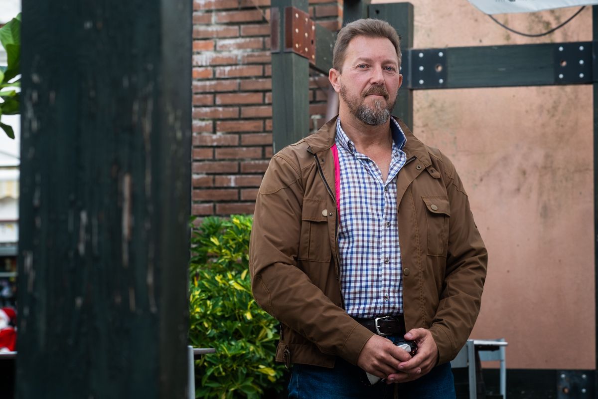 David Morales, el jerezao acusado de espiar a Assange, tras una entrevista con lavozdelsur.es. David Morales, el jerezao acusado de espiar a Assange, tras una entrevista con lavozdelsur.es.