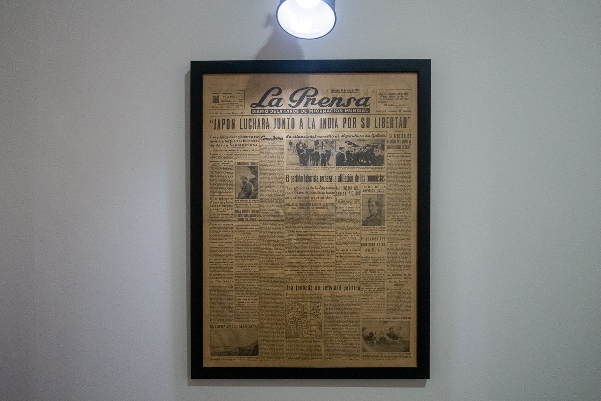Portada de un ejemplar de 'La Prensa' de 1943.