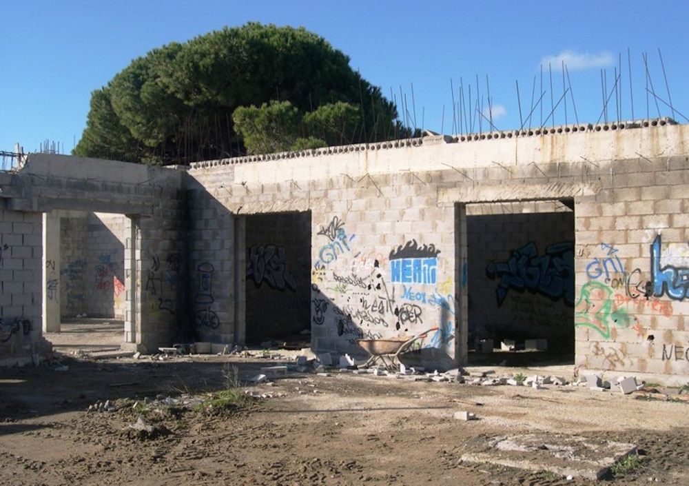 Ruinas del edificio de los Toruños.