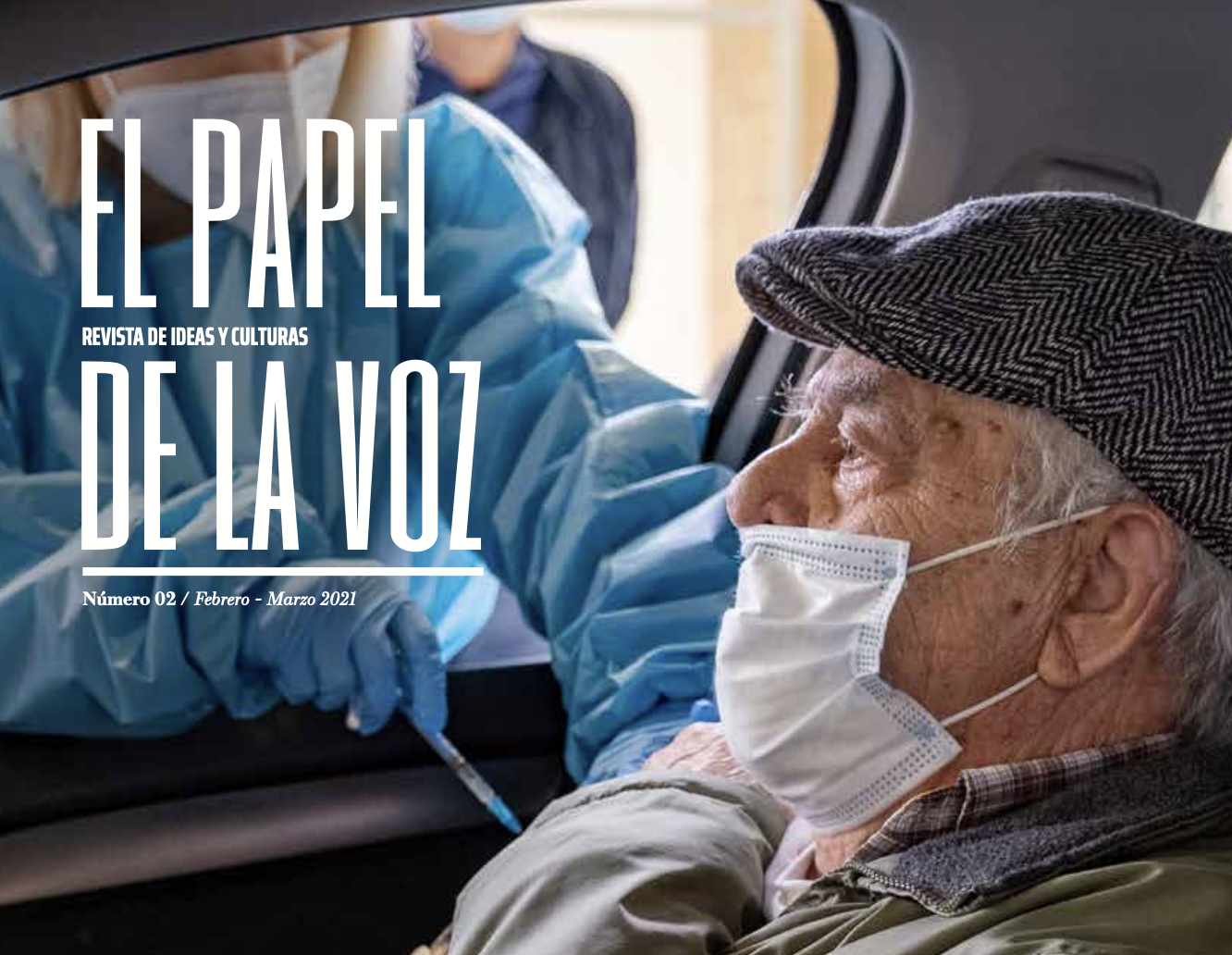 2021, un buen año para renacer. Detalle de la portada de 'El Papel de La Voz', ya disponible. JUAN CARLOS TORO/DISEÑO: SALVARTESDESIGN.COM