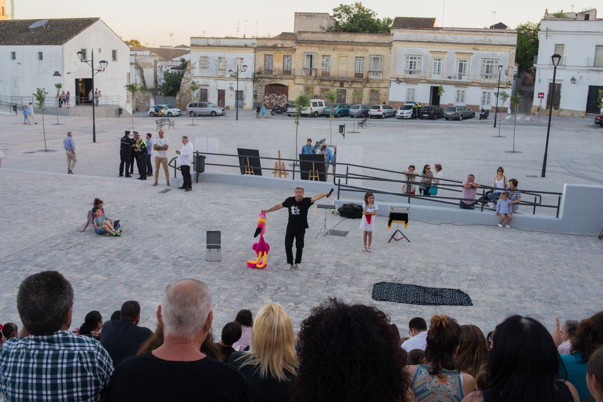 Actividades en la plaza Belén, en una imagen de archivo.