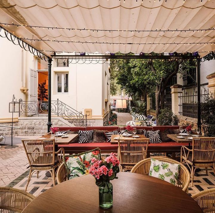 Interior del restaurante.