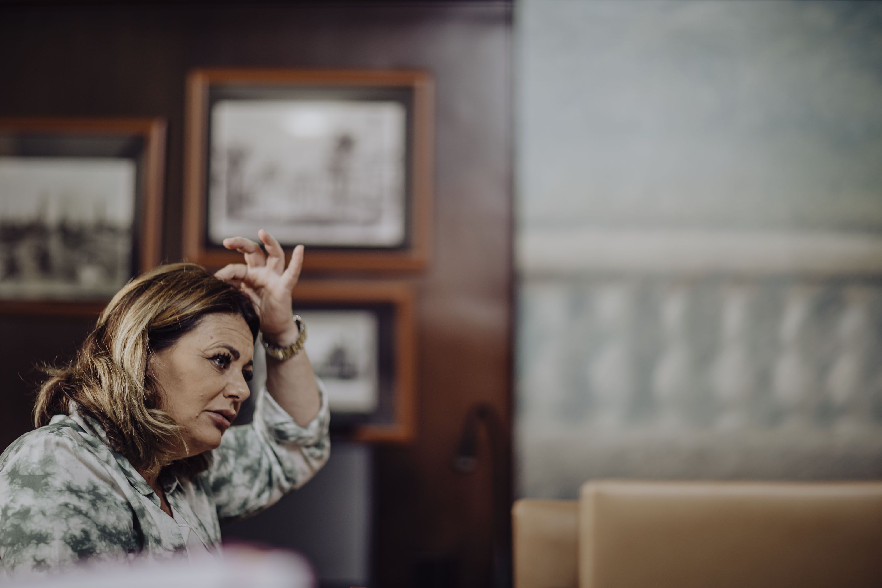 Elena Amaya durante la entrevista con lavozdelsur.es.   ESTEBAN