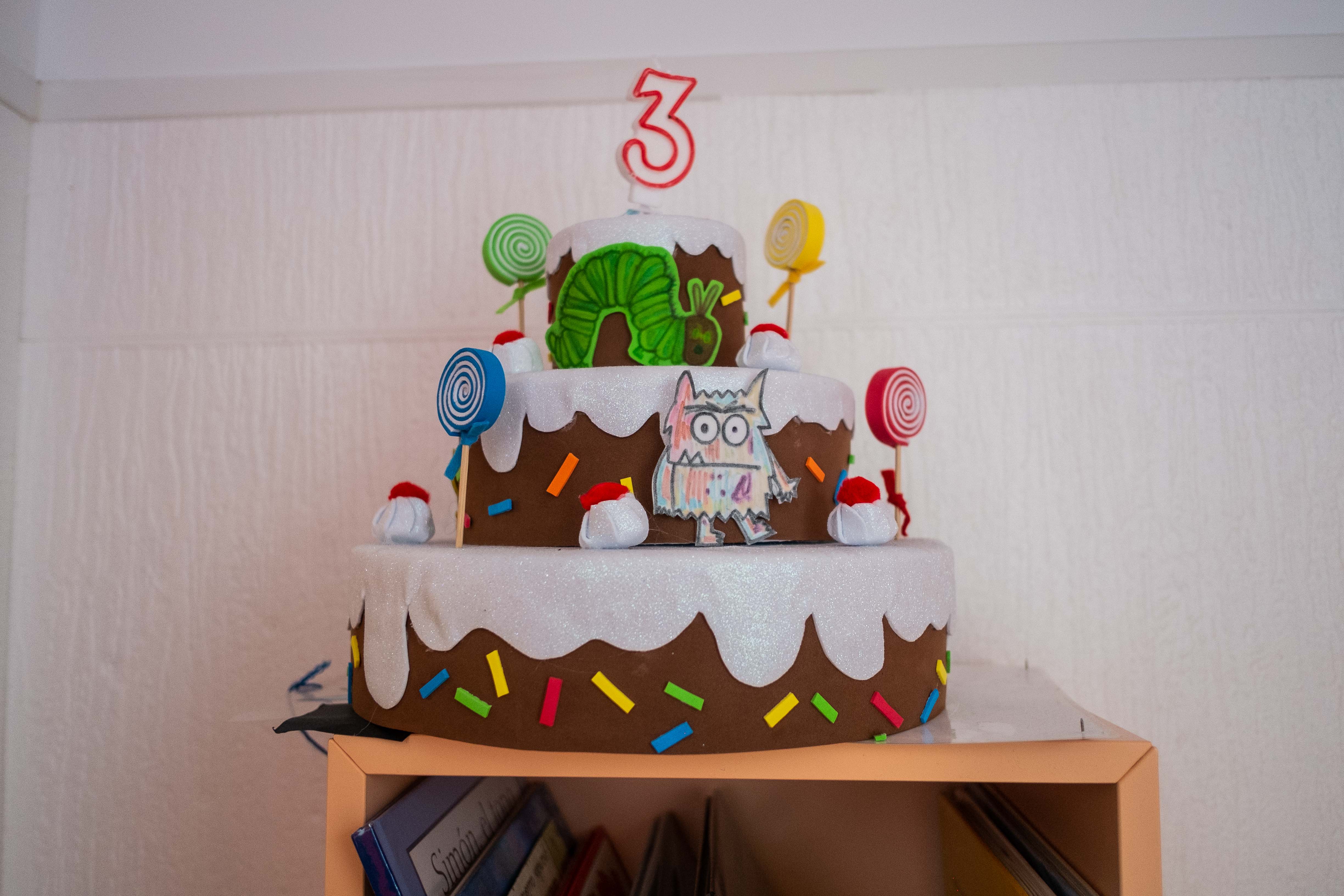 Tarta de cumpleaños. 