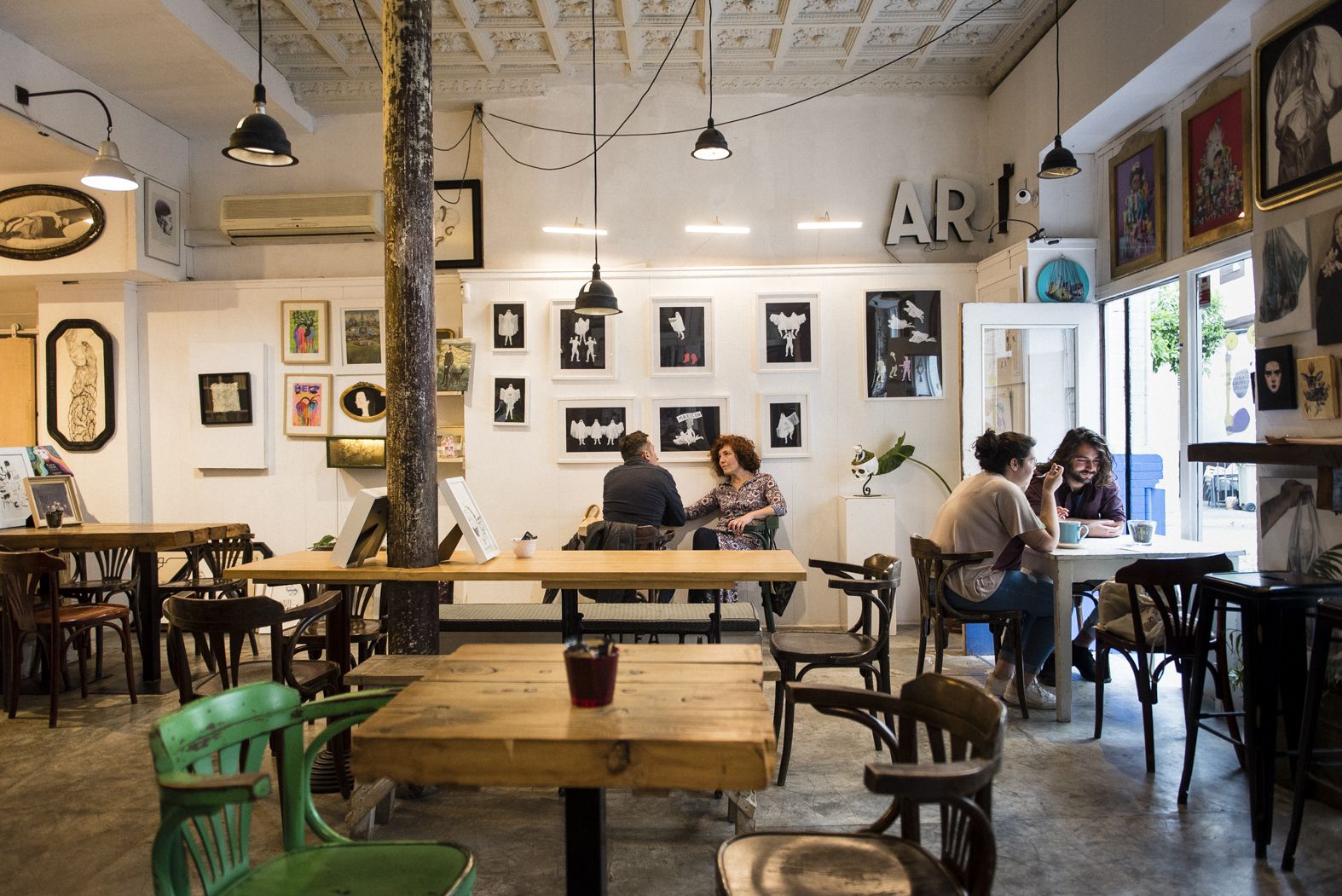 Interior del local.