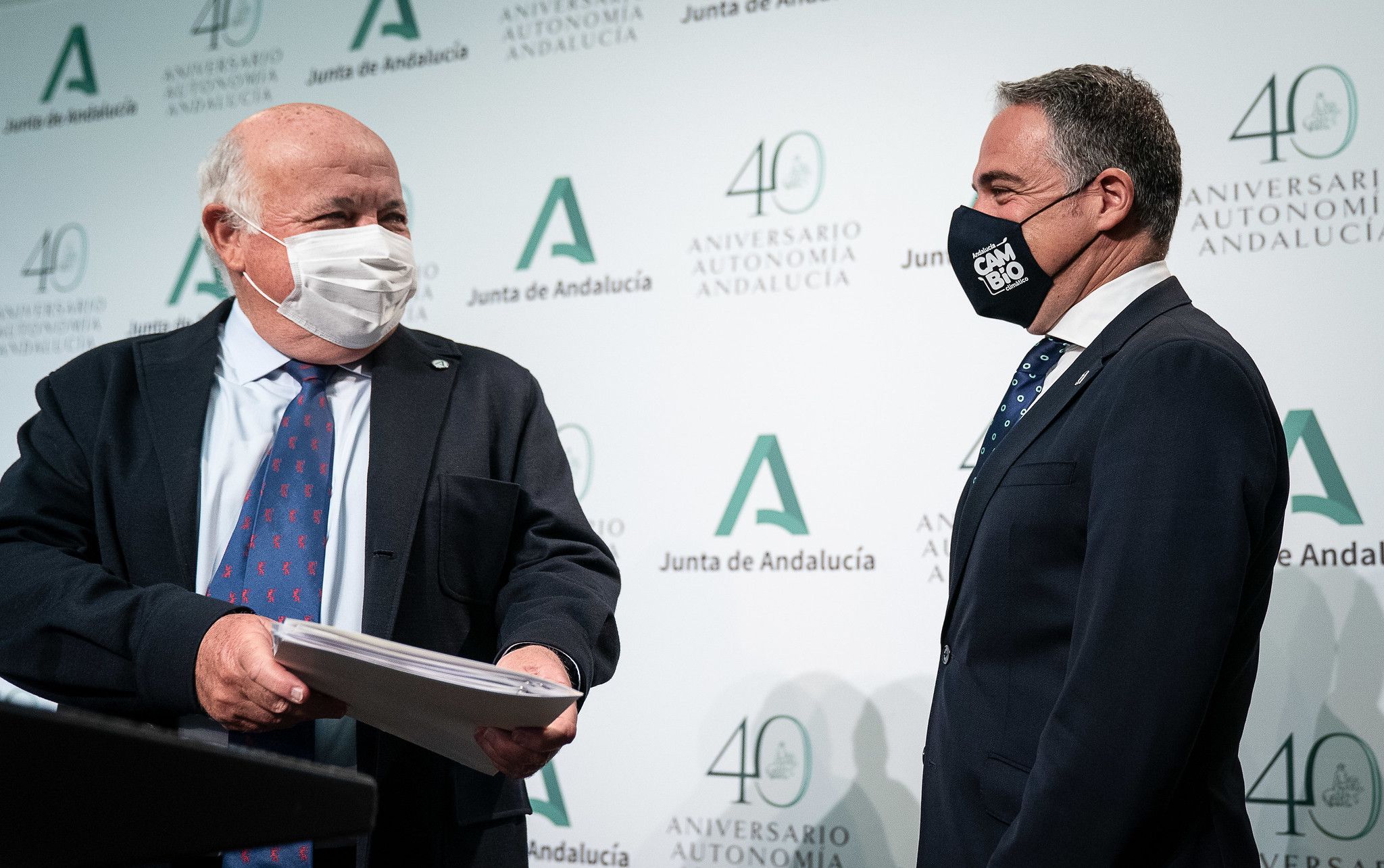 Aguirre y Bendodo en una imagen de archivo.