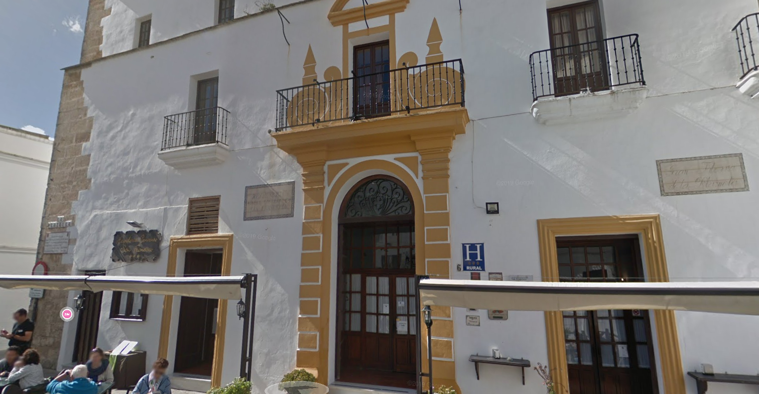 El Hotel Convento San Francisco, de Vejer, propiedad de Tugasa, en una imagen de Google Maps.