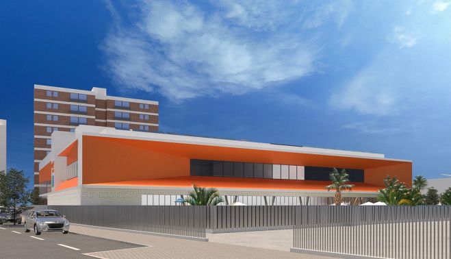El complejo deportivo proyectado en los Marianistas.