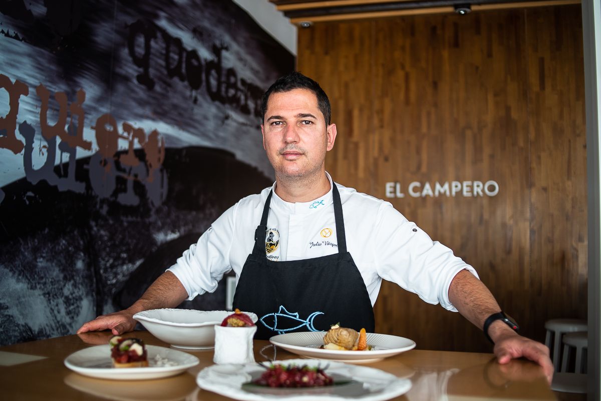 El chef Julio Vázquez, en El Campero, que cambia de manos.