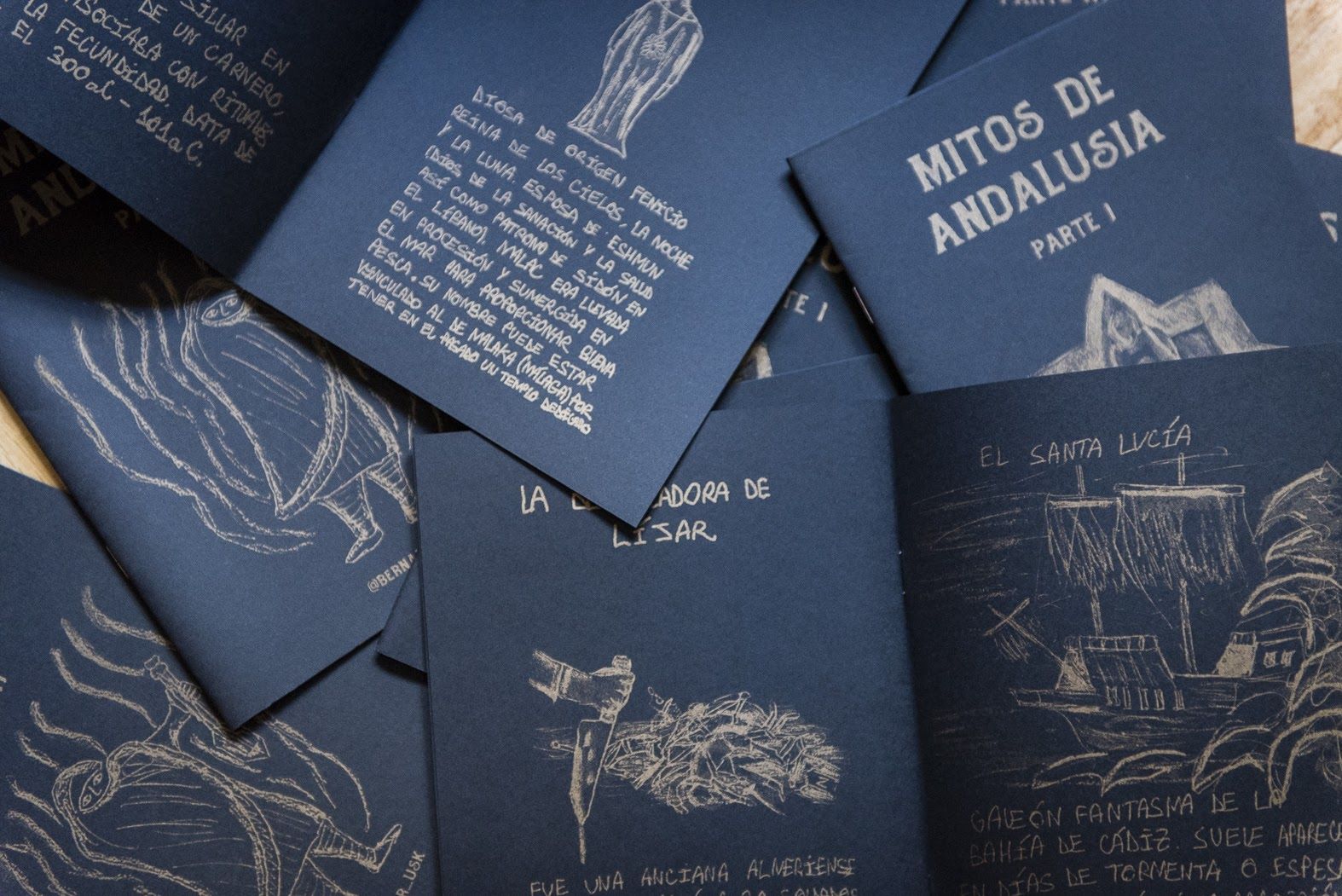 Parte de los fanzines publicados.