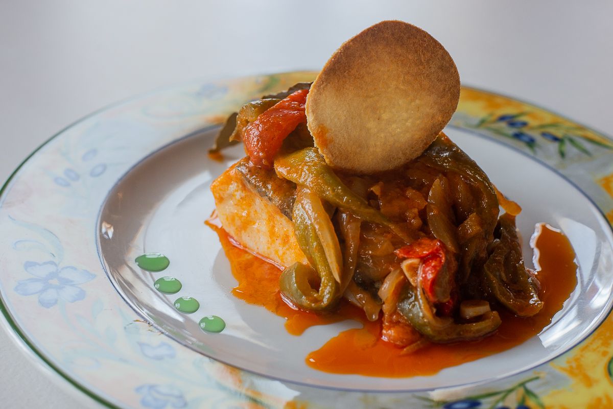 Lomo de bacalao a la roteña.