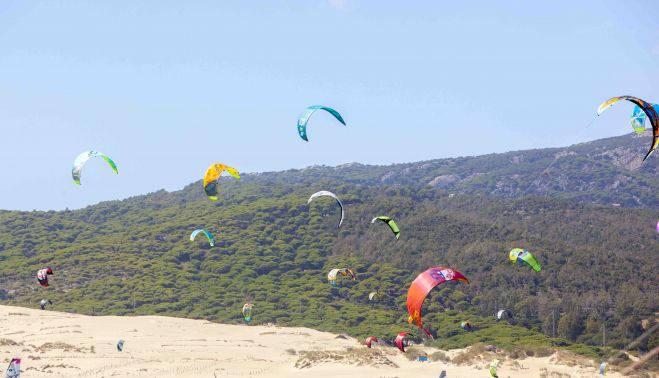 Playa de Valdevaqueros, en Tarifa.