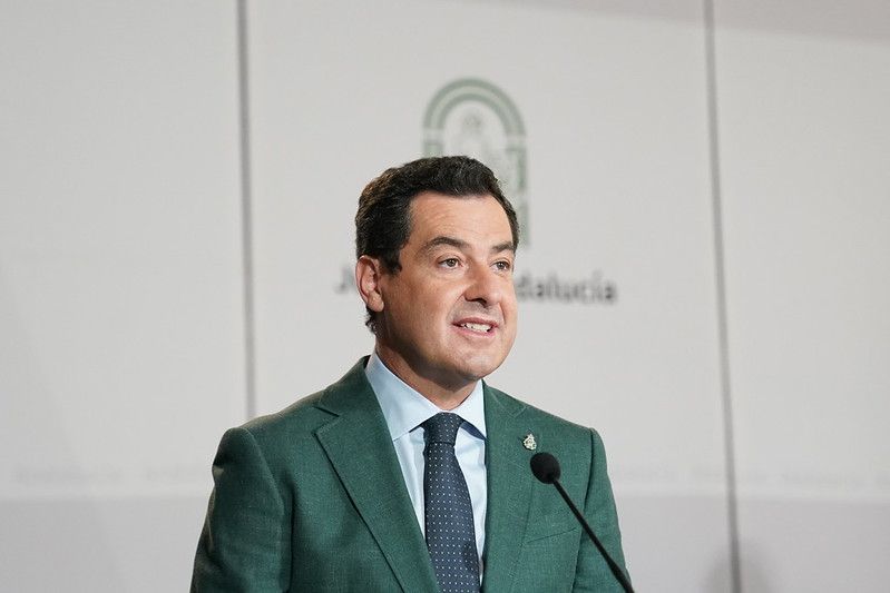 El presidente de la Junta de Andalucía, Juan Manuel Moreno, en una imagen reciente.