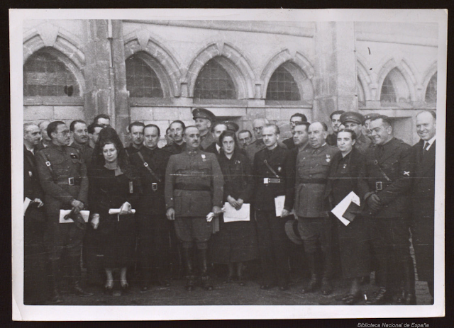 Jura de Pemán como consejero de Falange. 2 diciembre 1937.