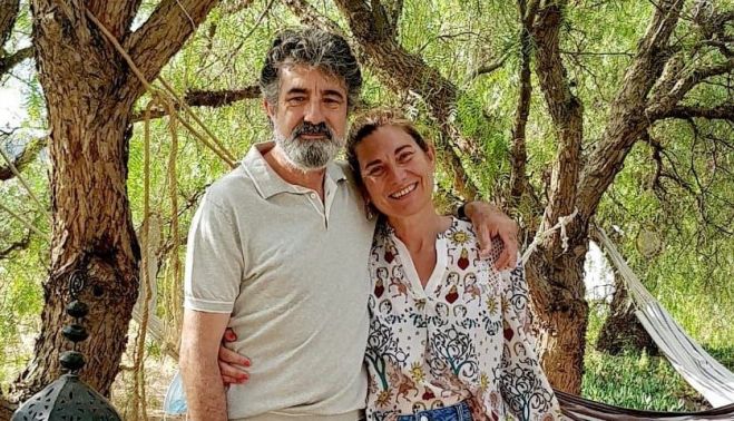 Jean Louis Montilla y Bárbara Seine, en Cortijo Bablou.