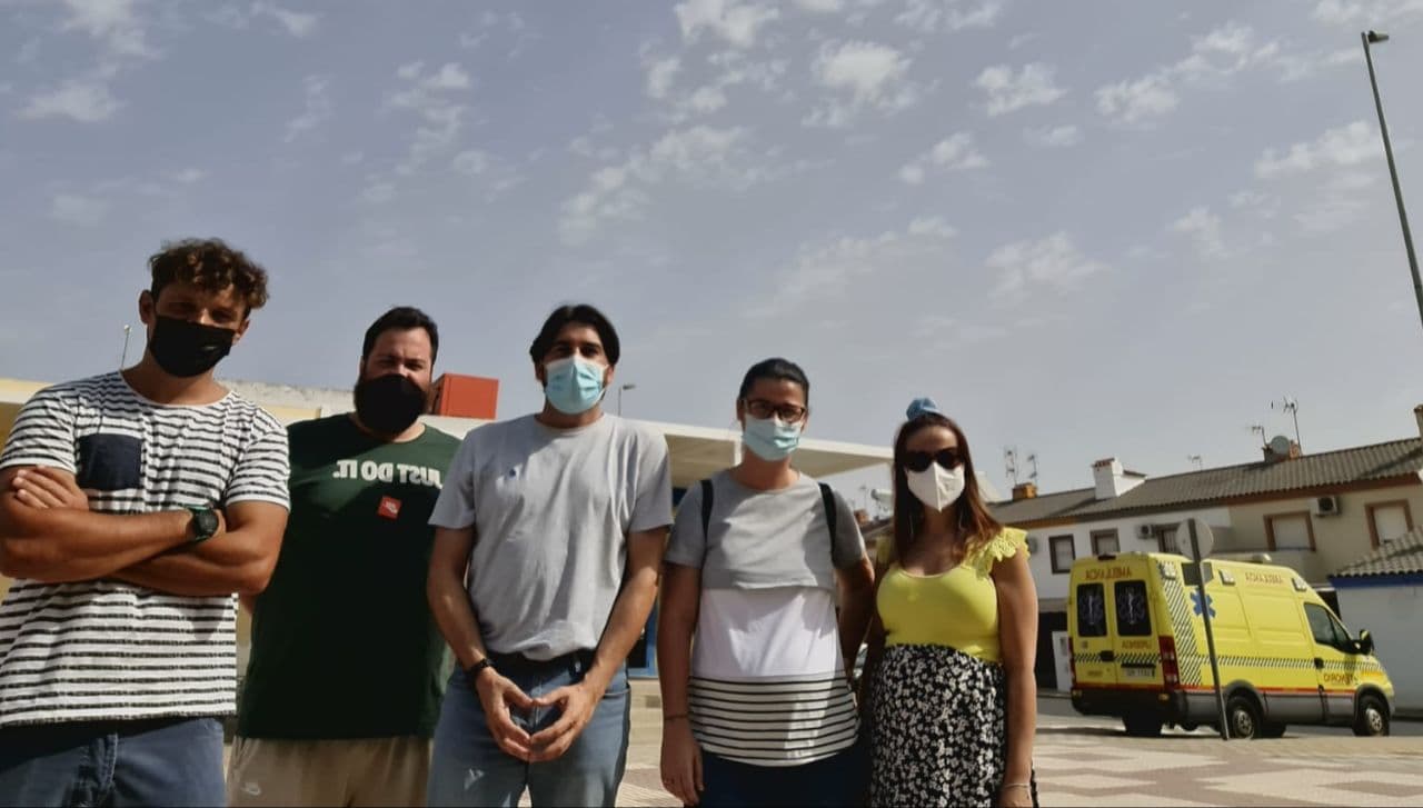 Ismael Sánchez en Isla Mayor. IU