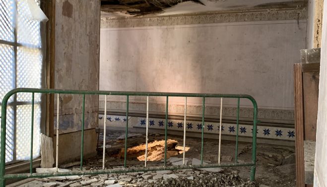 Aspecto de una de las salas del Palacio de Orleans
