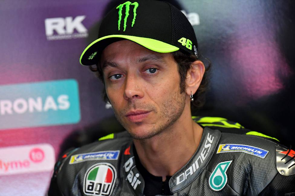 Valentino Rossi, anunciando su retirada.
