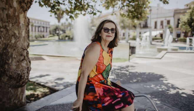 Ana María Sabido, en el Mamelón