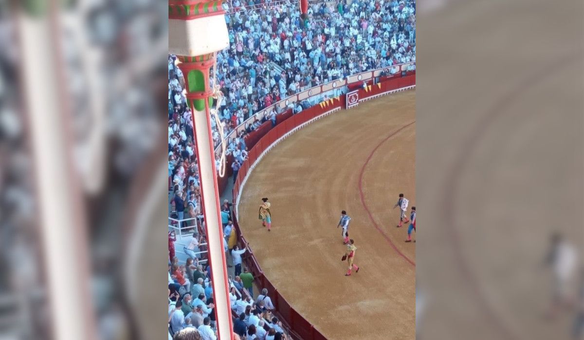 Aspecto de la plaza de toros de El Puerto.