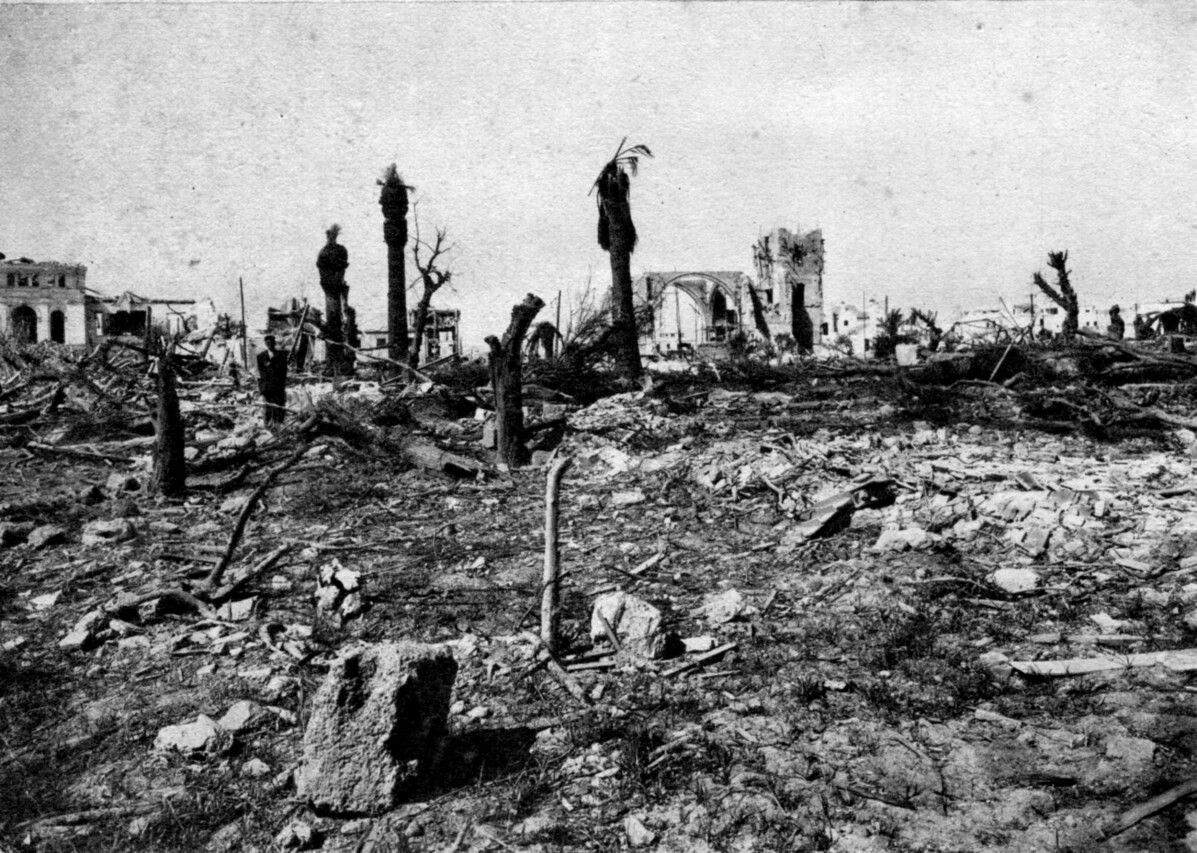 Una imagen de la explosión de 1947 en Cádiz.