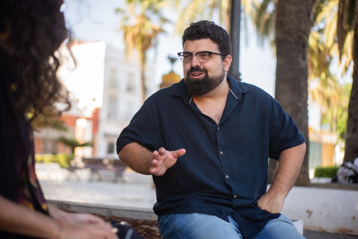 José Manuel explica su nuevo proyecto.