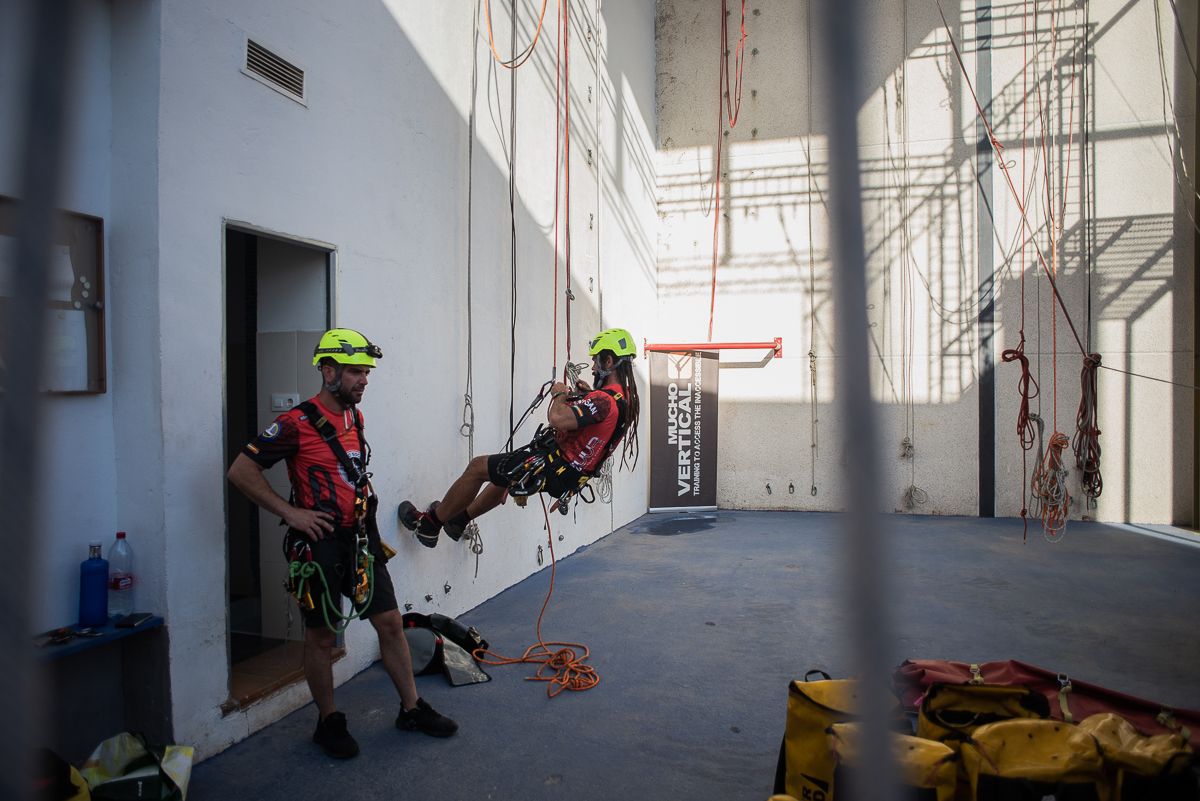 Las instalaciones de Mucho Vertical es el lugar de entrenamiento. 