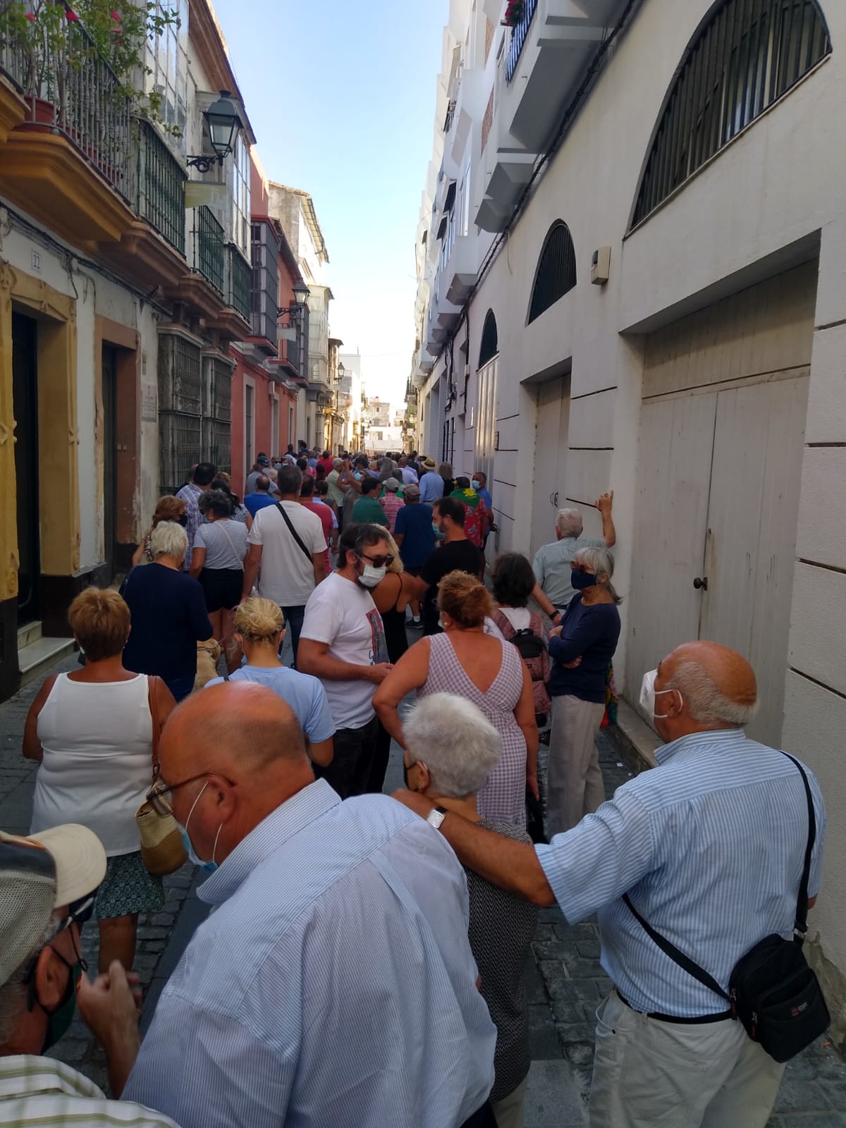 Manifestación celebrada en El Puerto.