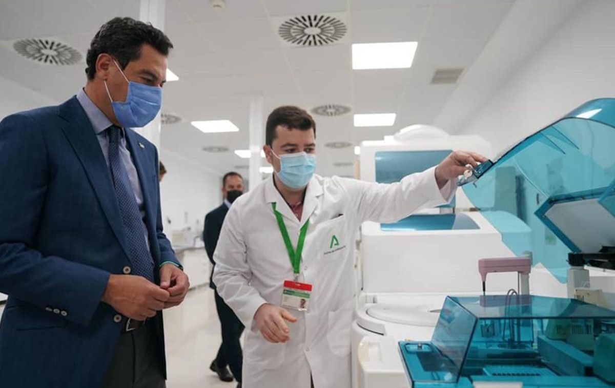Visita de Moreno al Hospital de La Janda.