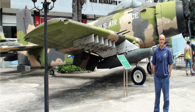 Entrada al Museo de los Vestigios de la Guerra.