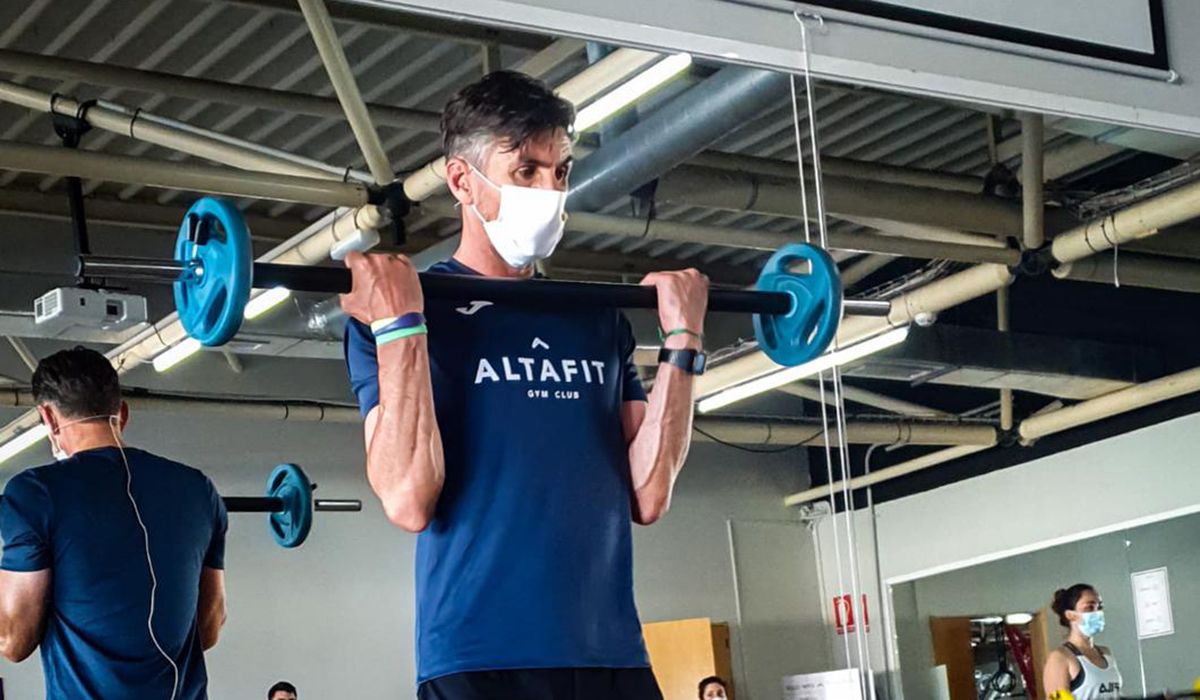 Moisés Arteaga, el monitor de pilates que no echa de menos el fútbol.