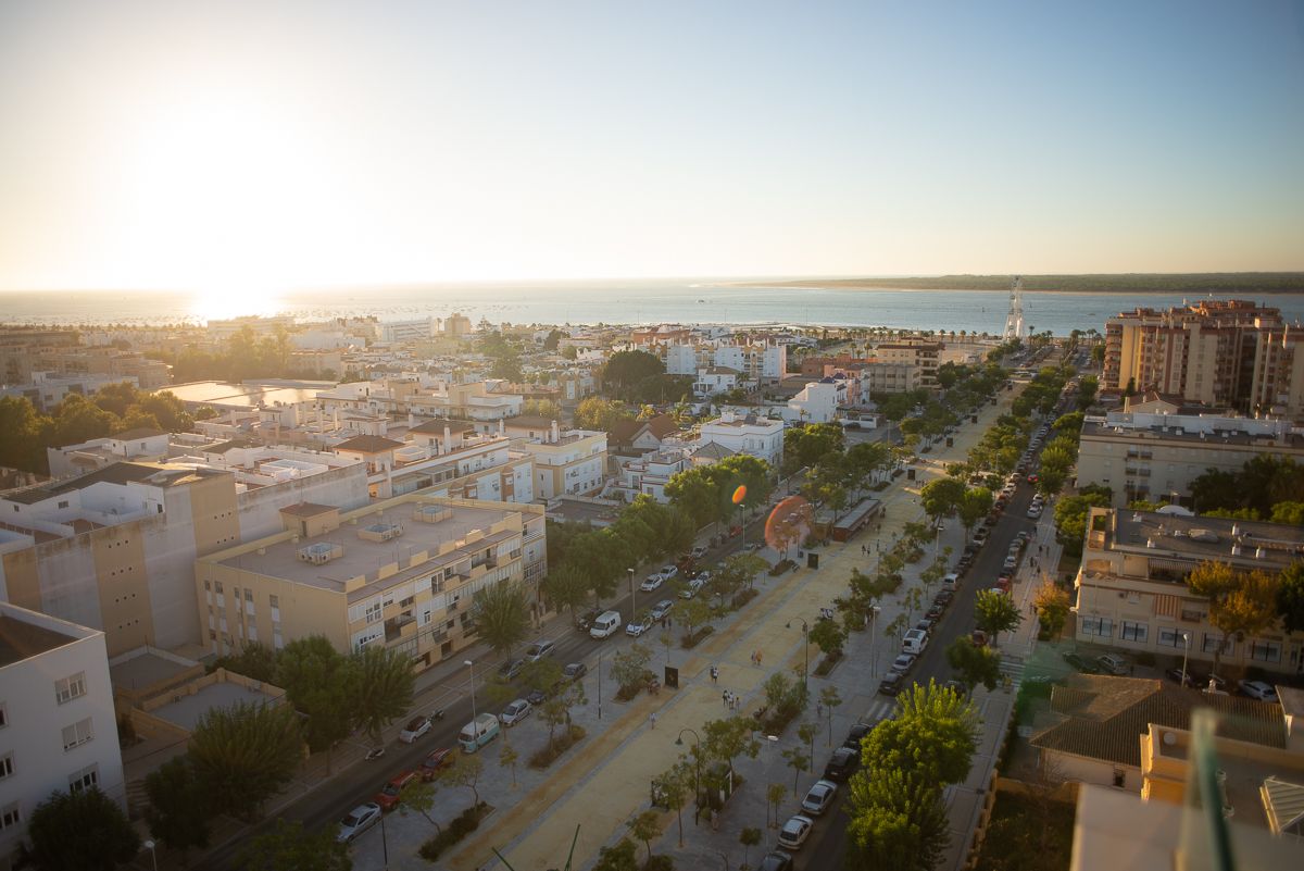 La calzada de la duquesa Isabel desde la terraza.
