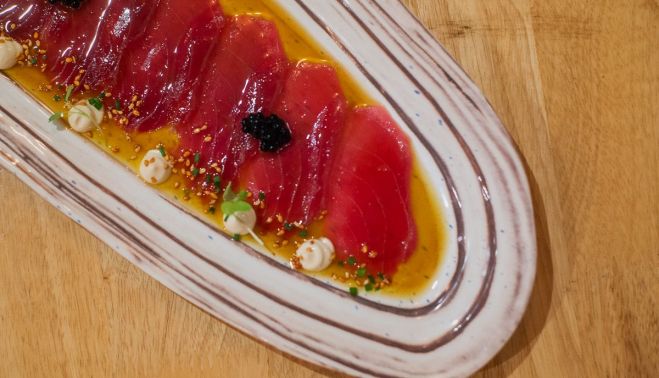 Jamón de atún en Doña Calma.