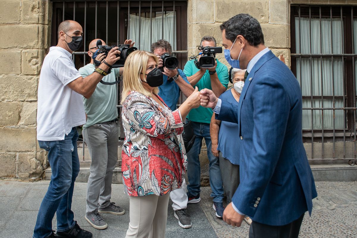 Juan Manuel Moreno Bonilla en Jerez