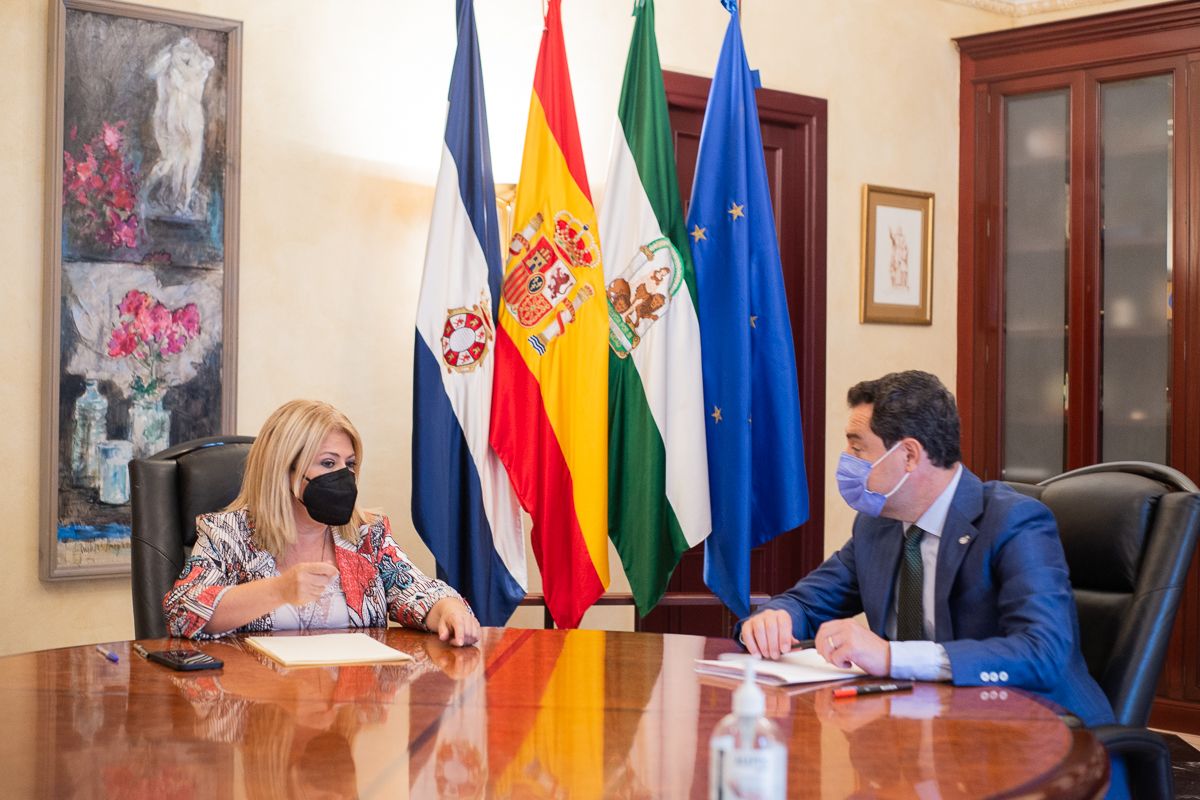 Juan Manuel Moreno Bonilla en Jerez