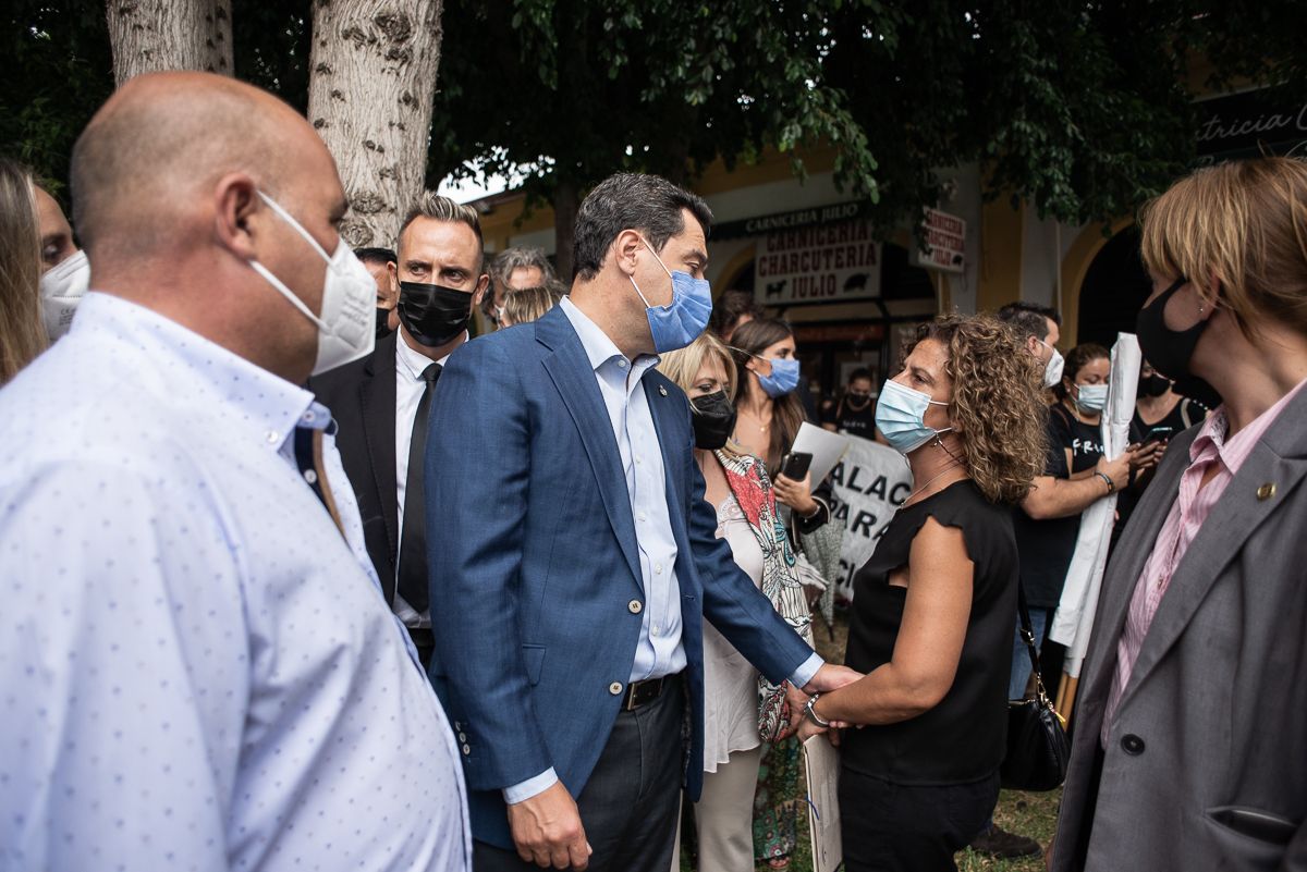 Juan Manuel Moreno Bonilla en Jerez