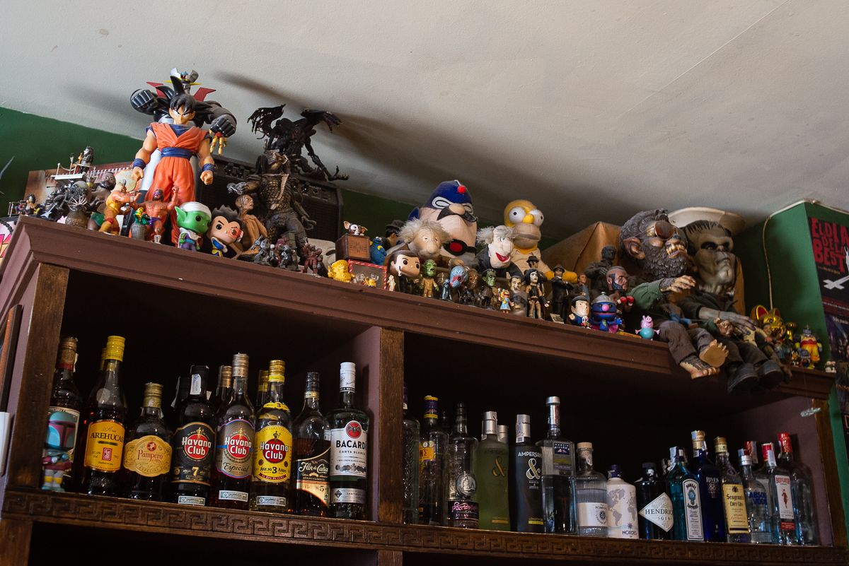 El rincón de las "figuritas" del Café CInema