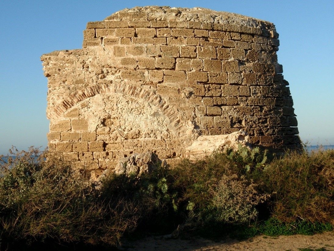 Parte de la torre de Santa Catalina que se conserva. 