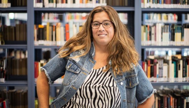 Inés tiene discapacidad intelectual, pero se declara "igual que tú".   MANU GARCÍA.