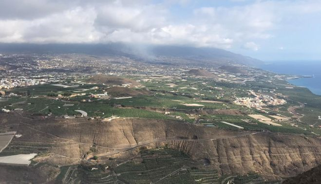 Una imagen tomada por Domingo desde un mirador.