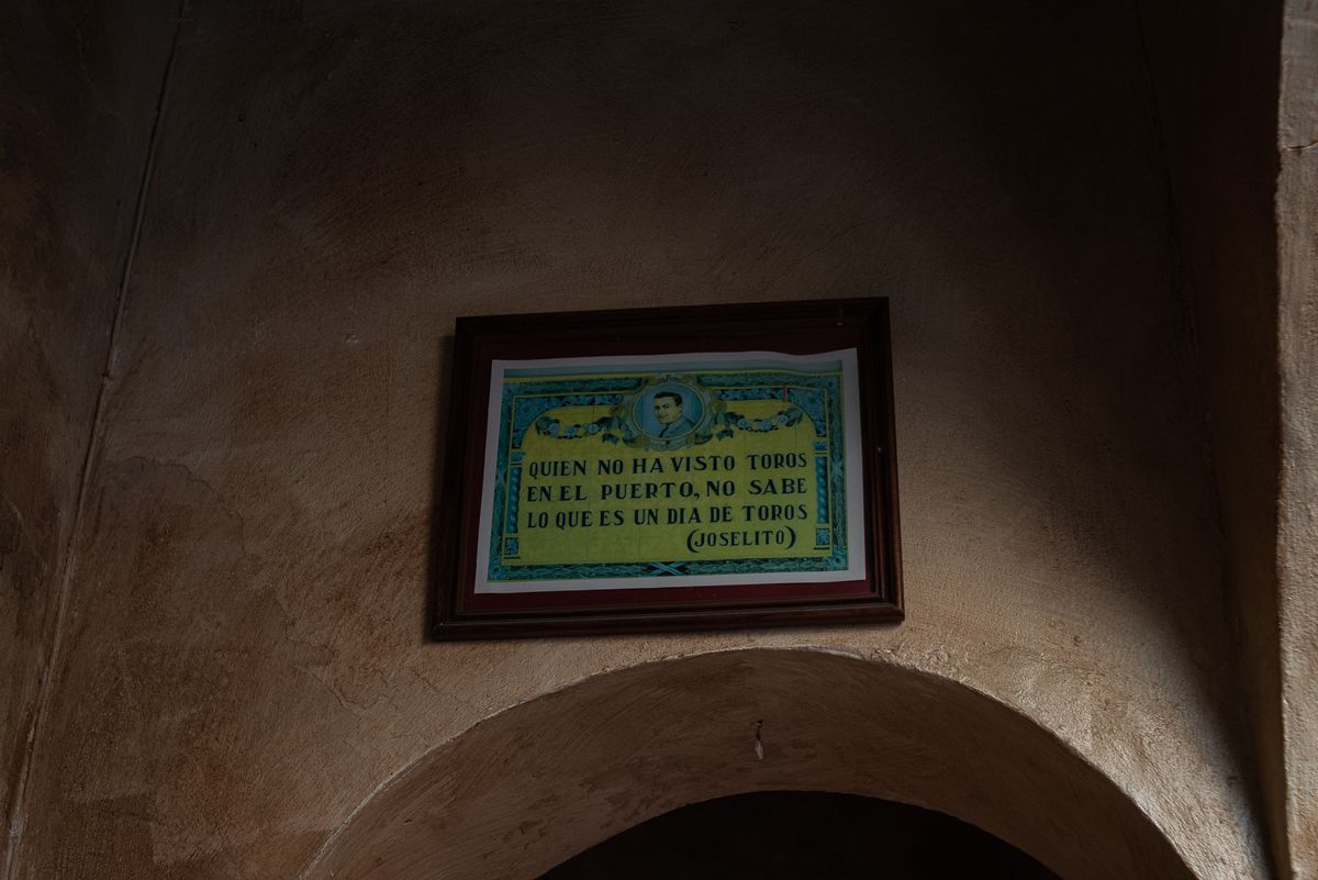 Cuadro con la frase de Joselito El Gallo.