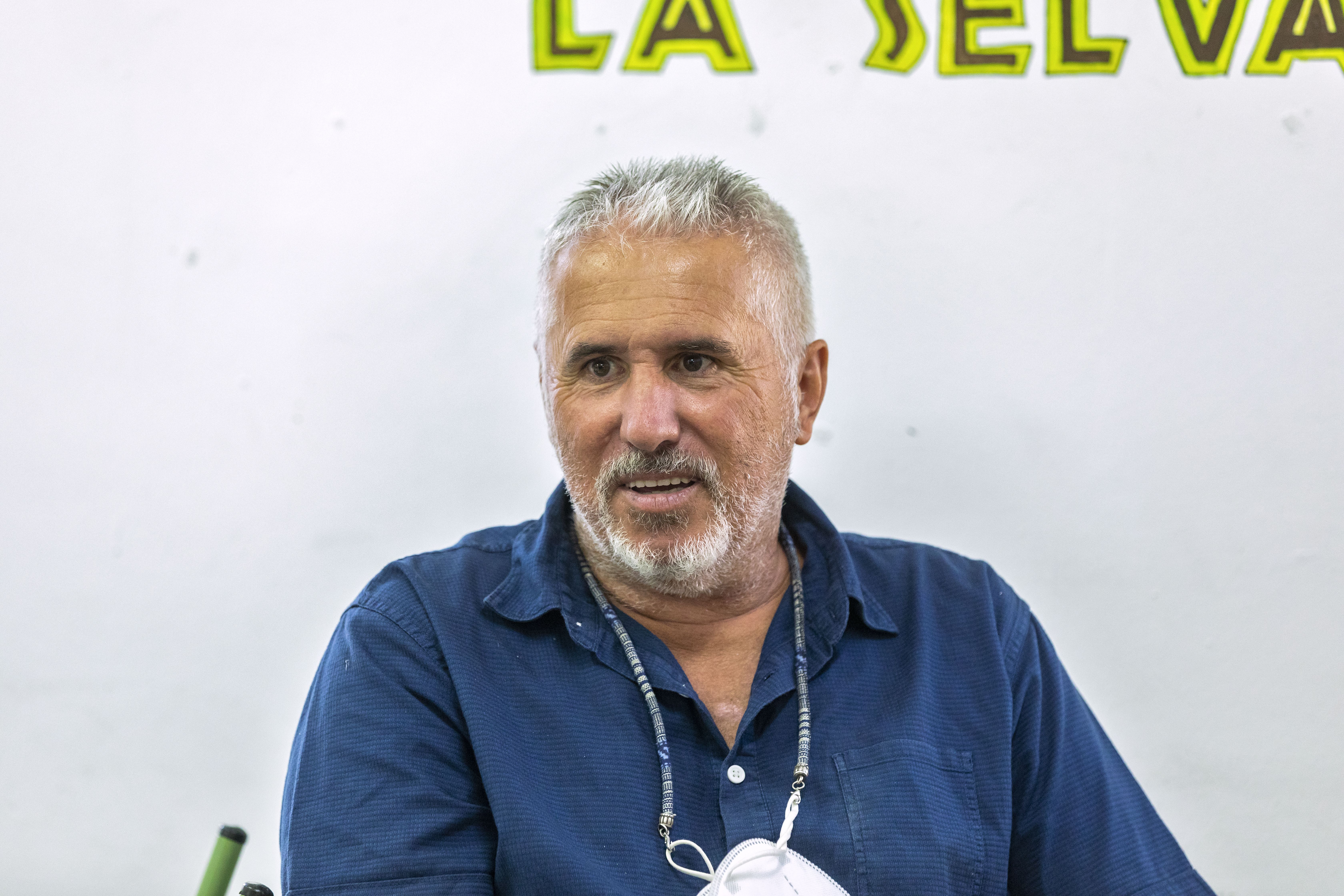 Selu Nuñez, presidente del CEPA, durante la entrevista con lavozdelsur.es