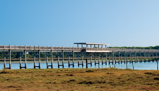 Uno de los puentes que existen en Los Toruños.   JUNTA