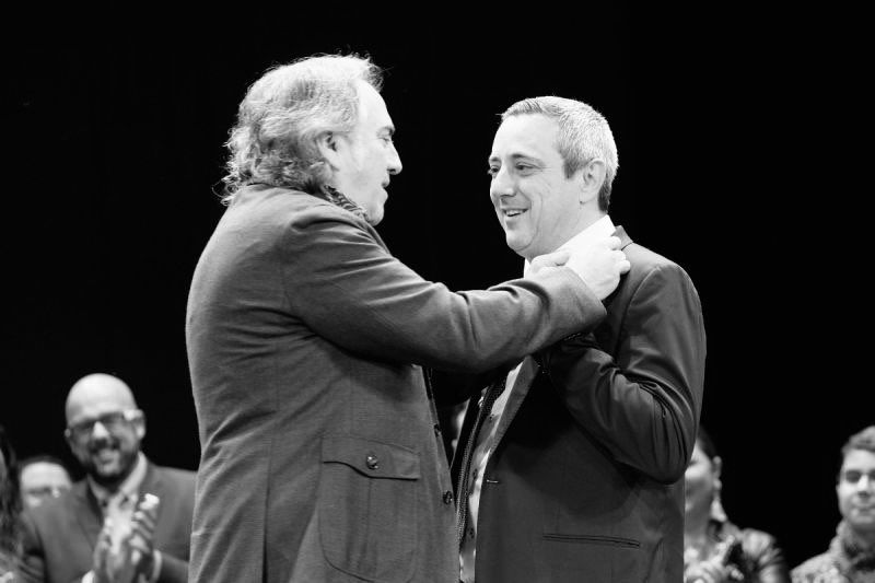 Francisco Sibón junto al Selu, en una imagen del Twitter de la Comparsa de Martínez Ares. Francisco Sibón junto al Selu, en una imagen del Twitter de la Comparsa de Martínez Ares.