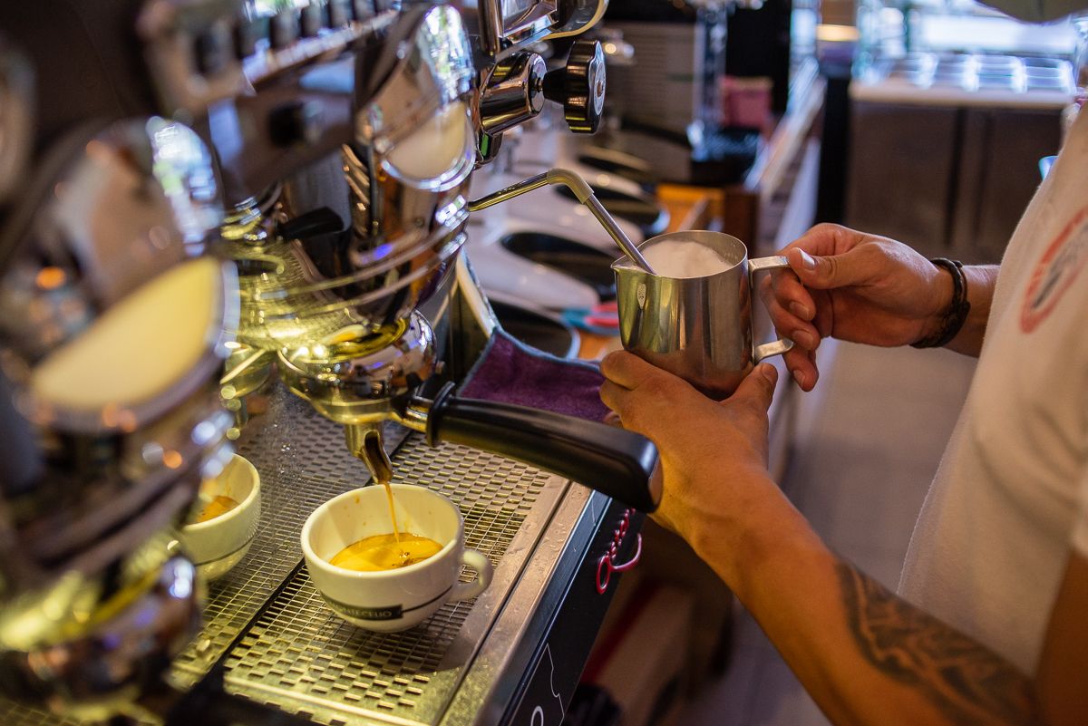 Preparación del café. 