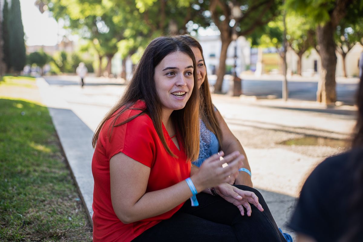 Un momento de la entrevista en Jerez.