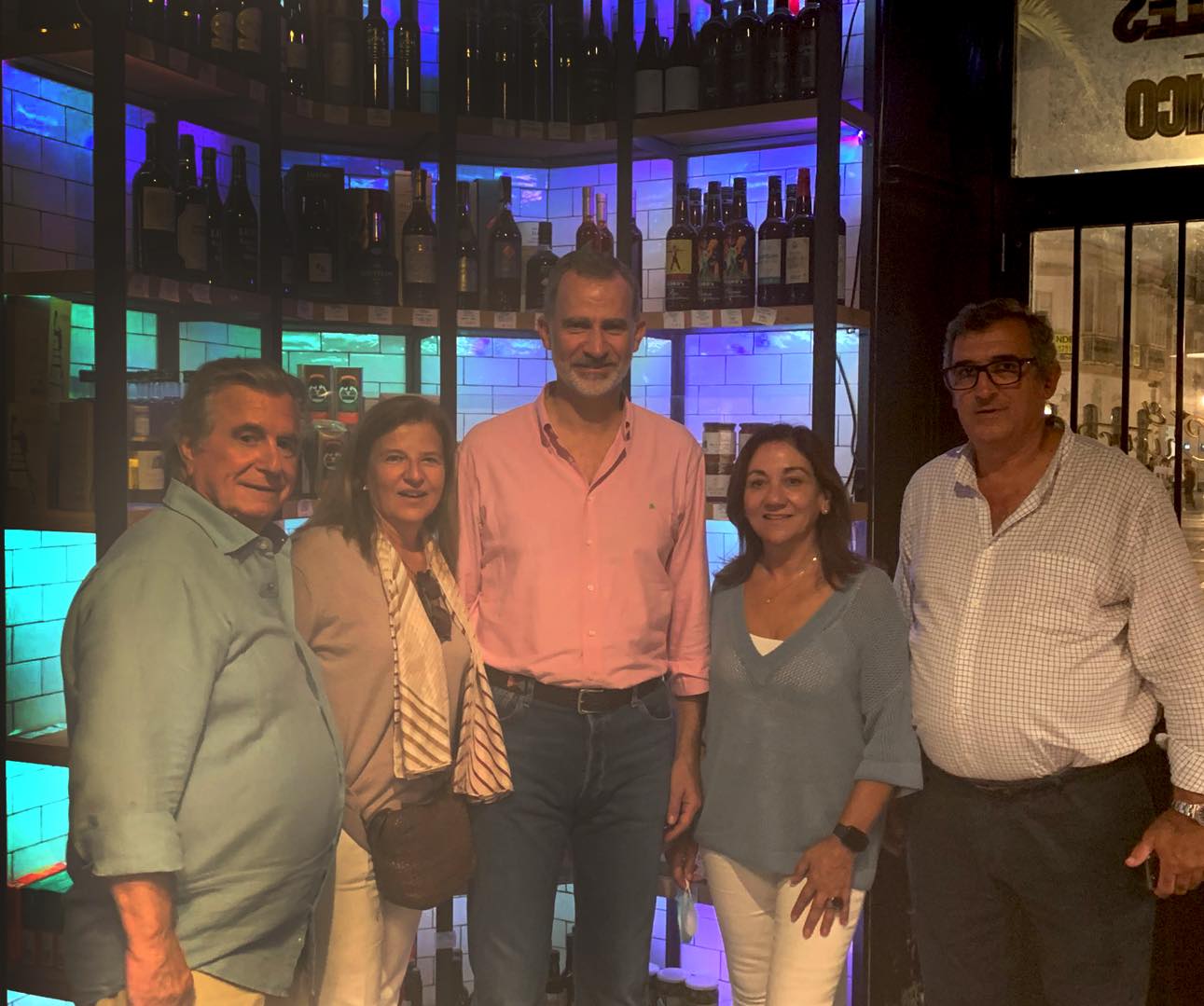 Visita de Felipe VI a El Chicuco.