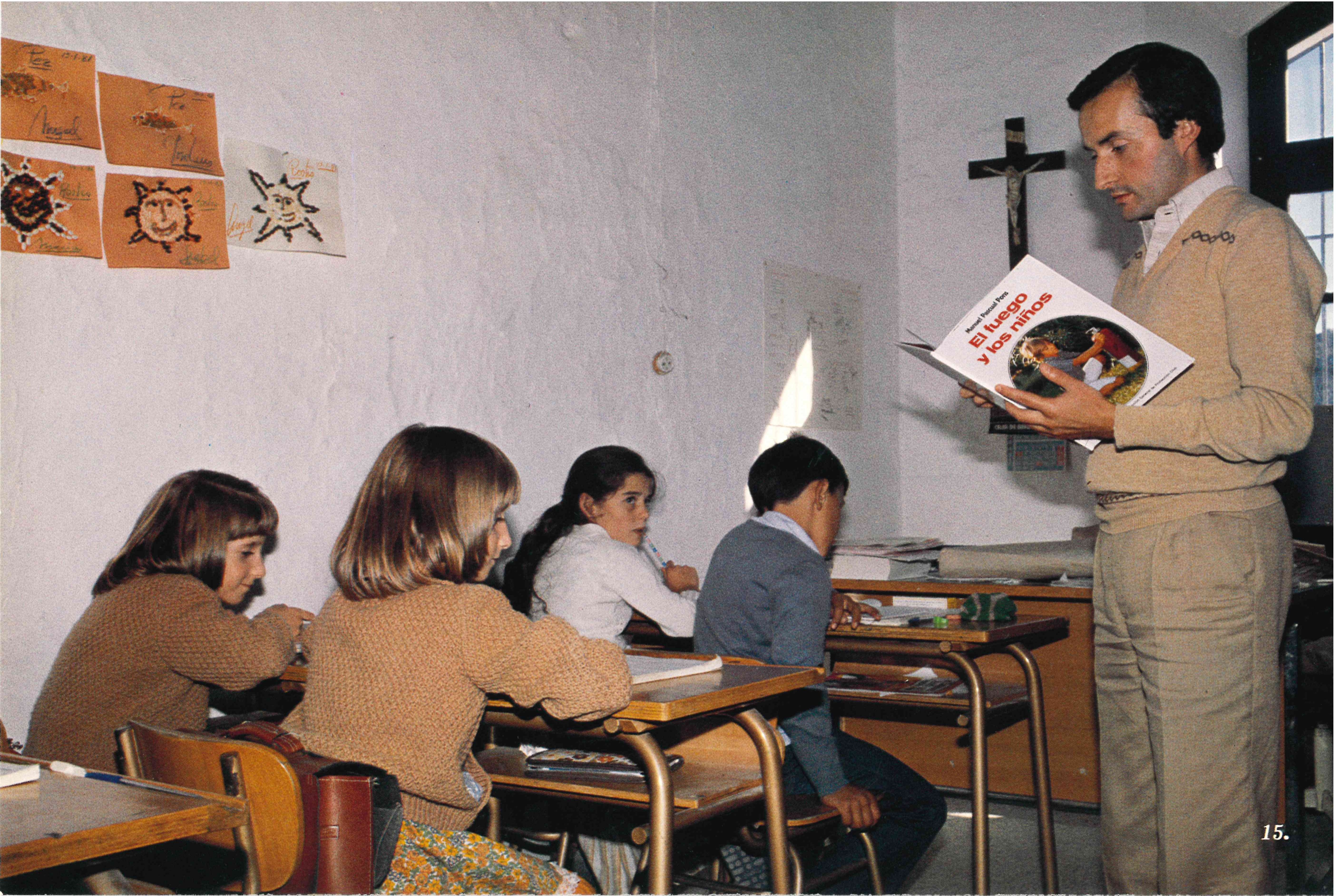 La escuela de la Villaluenga de 1981. Archivo audiovisual de Juniper Films.