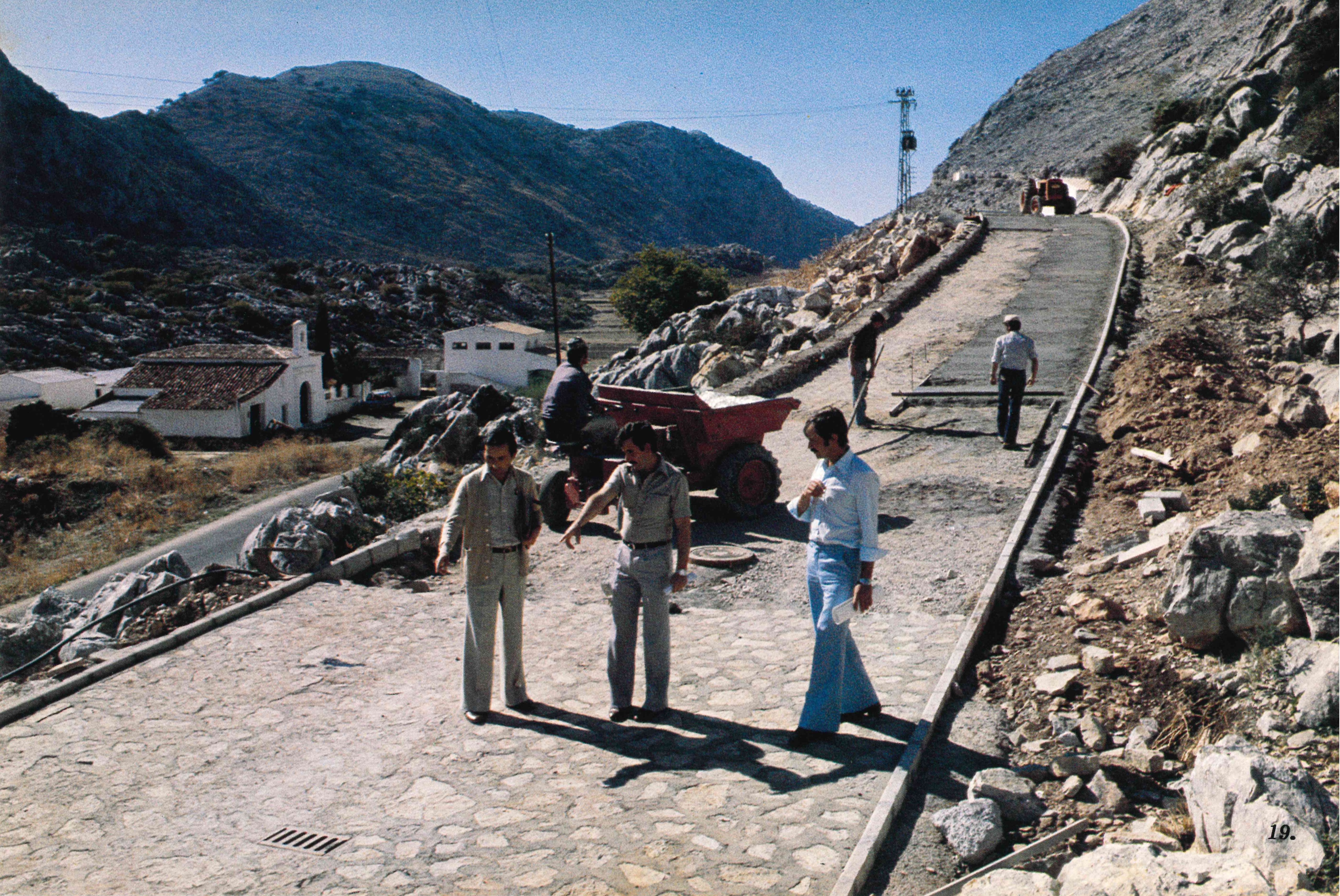 Una obra que se ejecuta en esos años. Archivo audiovisual de Juniper Films.