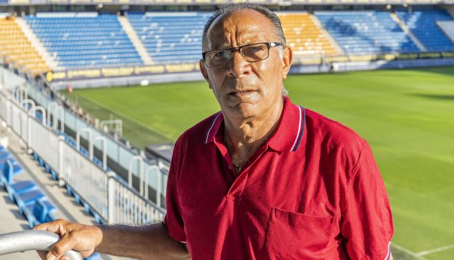 Baena, en el santuario cadista.   GERMÁN MESA